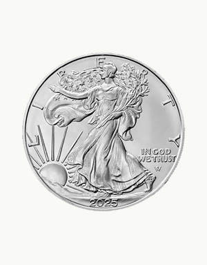 2025 1 oz American Silver Eagle Coin BU